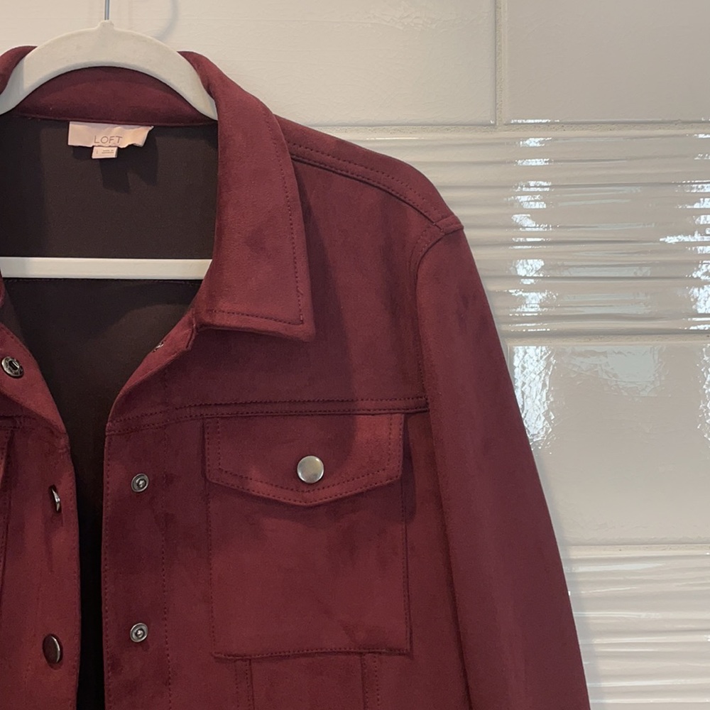 LOFT Suede Jacket - Picture 4 of 11